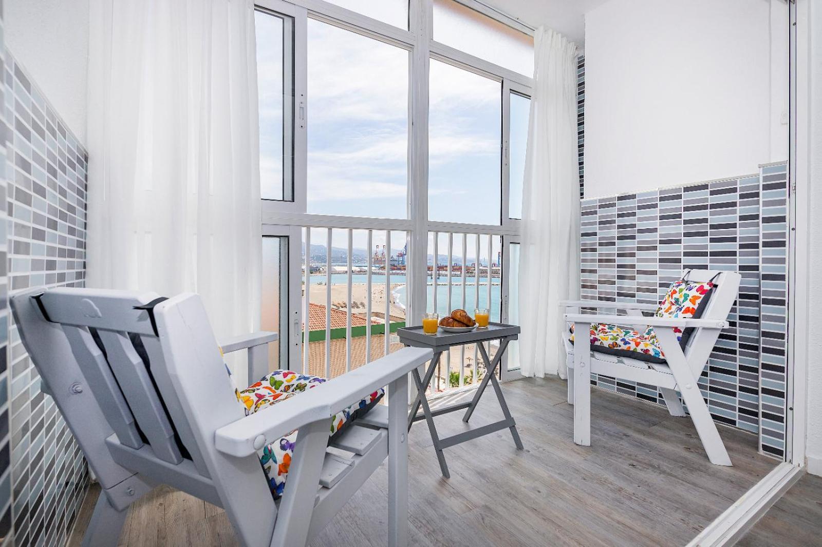 Impresionante Vista Al Mar - Elegante Apartamento Málaga Exterior foto